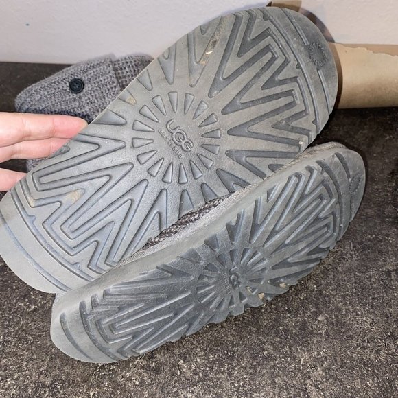 COPY - UGG Australia Cardy Classic Tall Grey Boots. Size 7 Women’s Suede - Picture 9 of 13